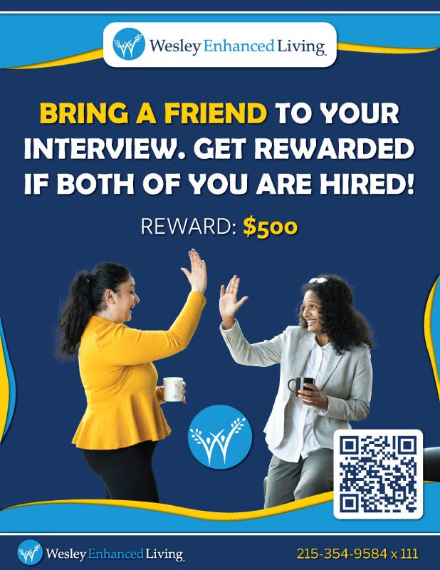 Bring A Friend To Your Interview 2023 Flyer 8.5x11